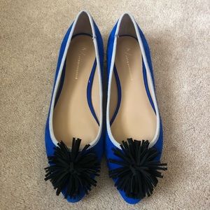 NWOT Anthropologie Suede Flats